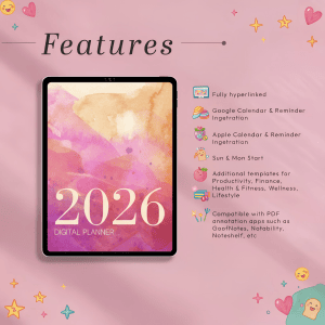 Digital Planner Portrait Mode. Reg. Price $19.99